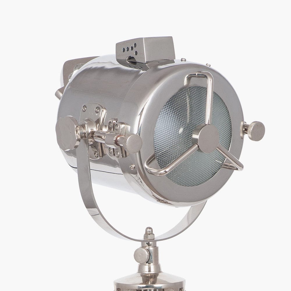 Marine Nickel Searchlight Table Lamp.