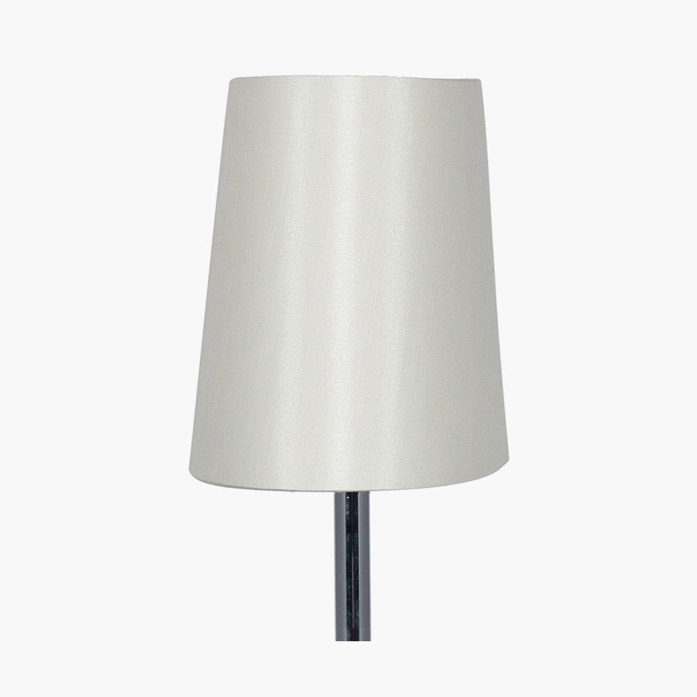 Pacific Lifestyle Lighting Martha 35cm Cream Oval Polysilk Tapered Shade House of Isabella UK