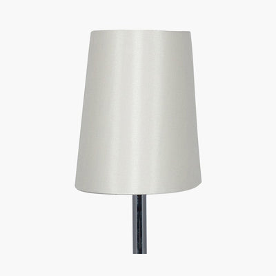 Pacific Lifestyle Lighting Martha 35cm Cream Oval Polysilk Tapered Shade House of Isabella UK