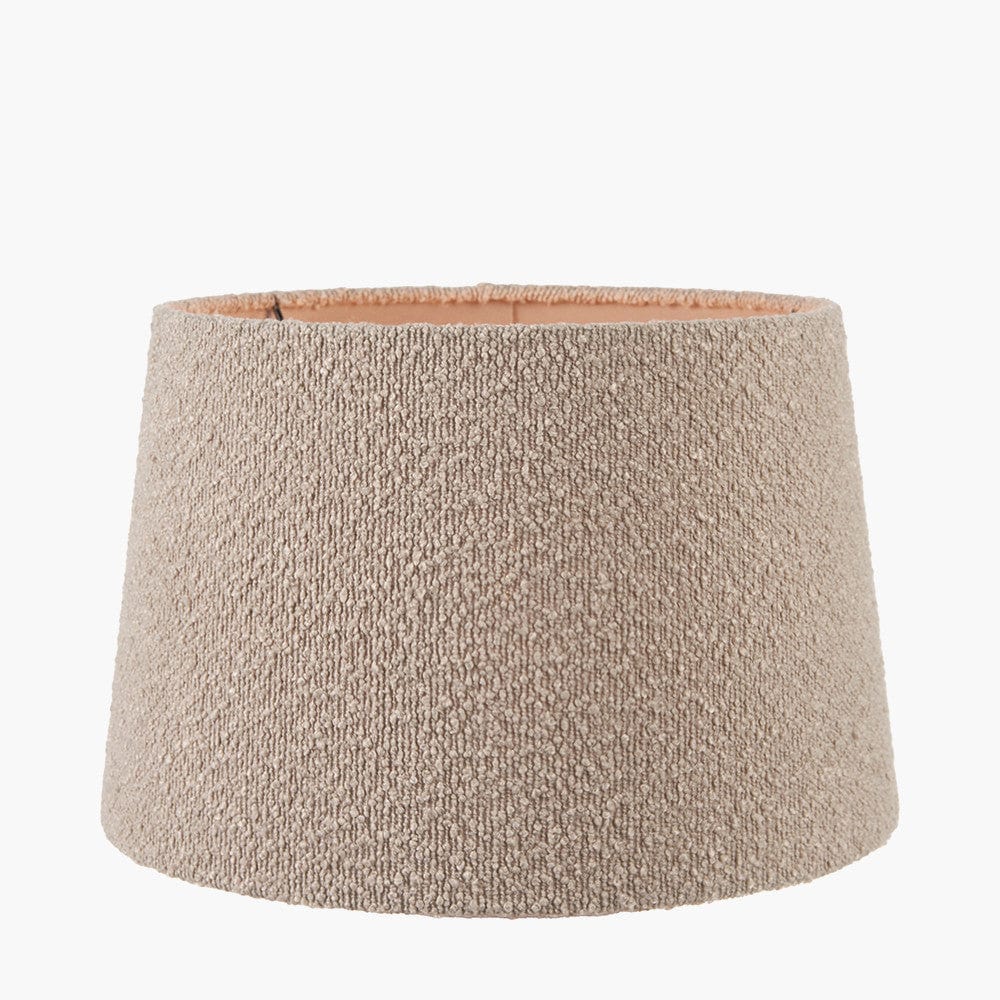Martigues 35cm Taupe Boucle Tapered Lampshade.
