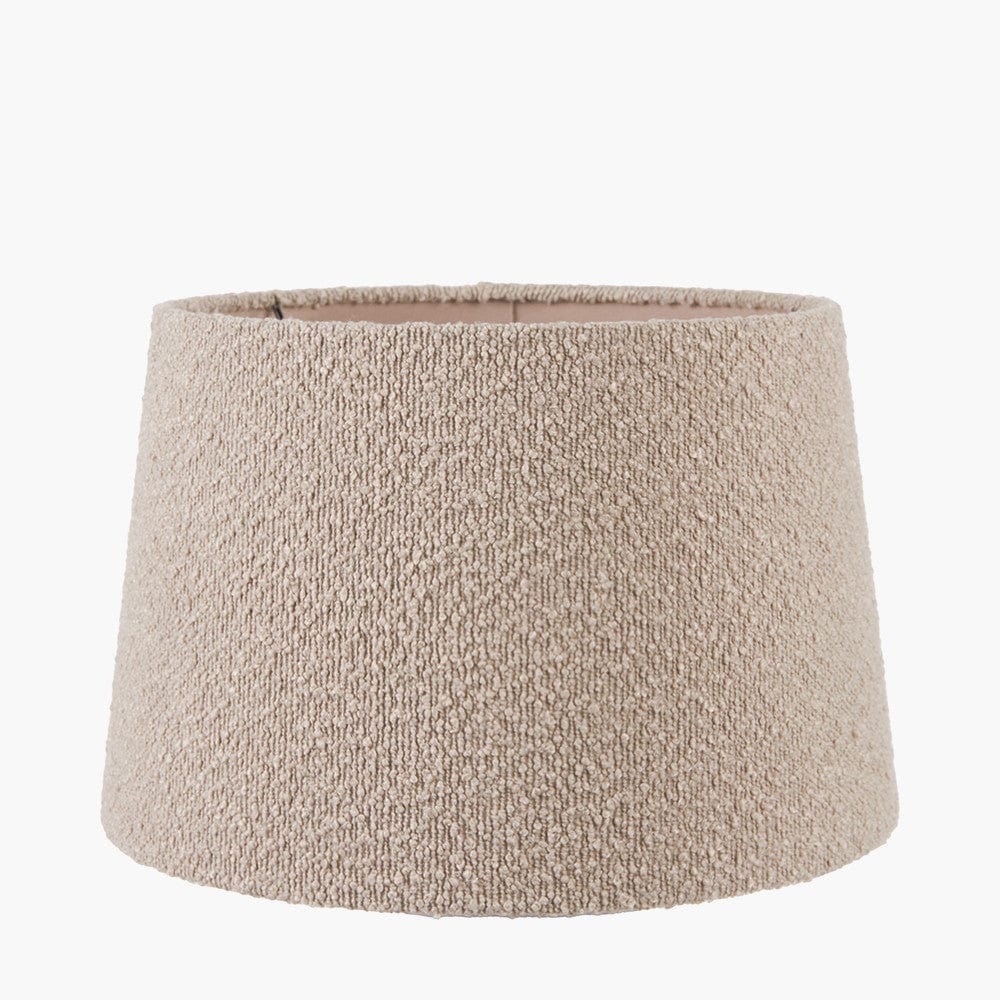 Martigues 40cm Taupe Boucle Tapered Lampshade.