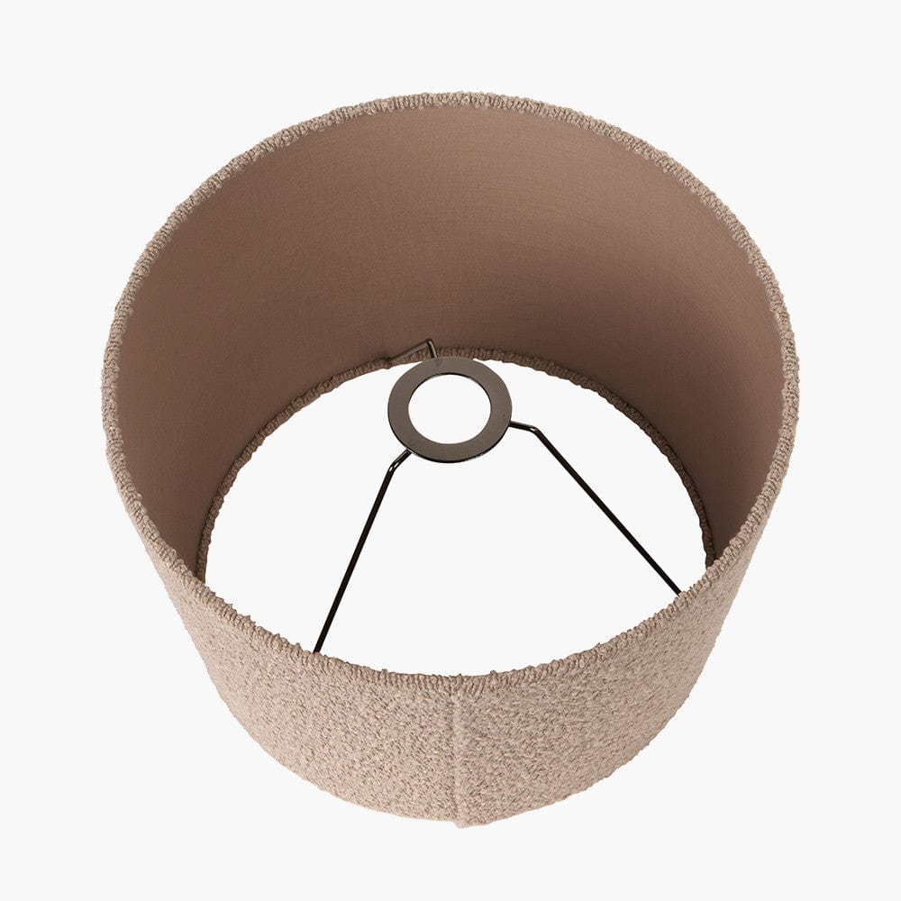 Martigues 40cm Taupe Boucle Tapered Lampshade.
