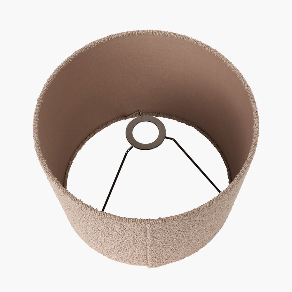 Martigues 45cm Taupe Boucle Tapered Lampshade.