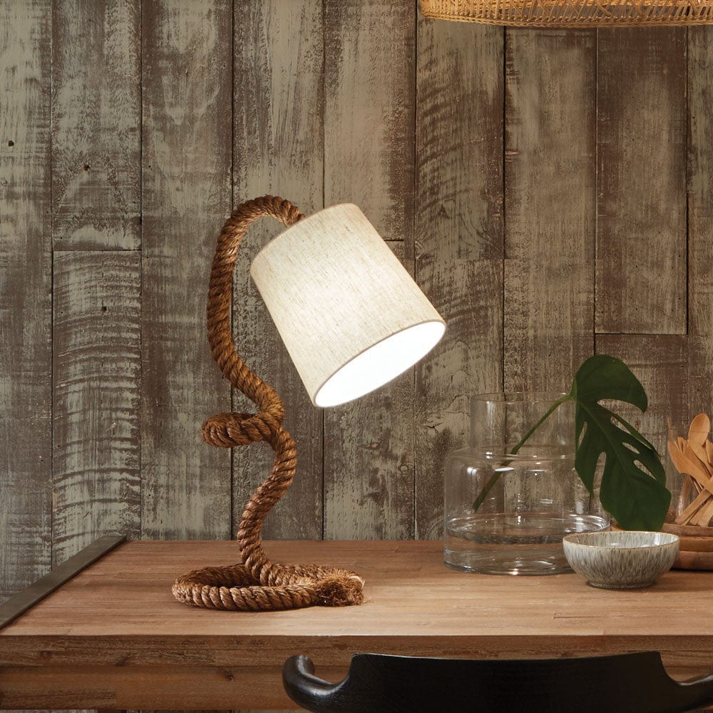 Martindale Rope and Jute Task Table Lamp.