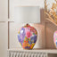 Pacific Lifestyle Lighting Matisse Multi Colour Ceramic Urn Table Lamp Base House of Isabella UK