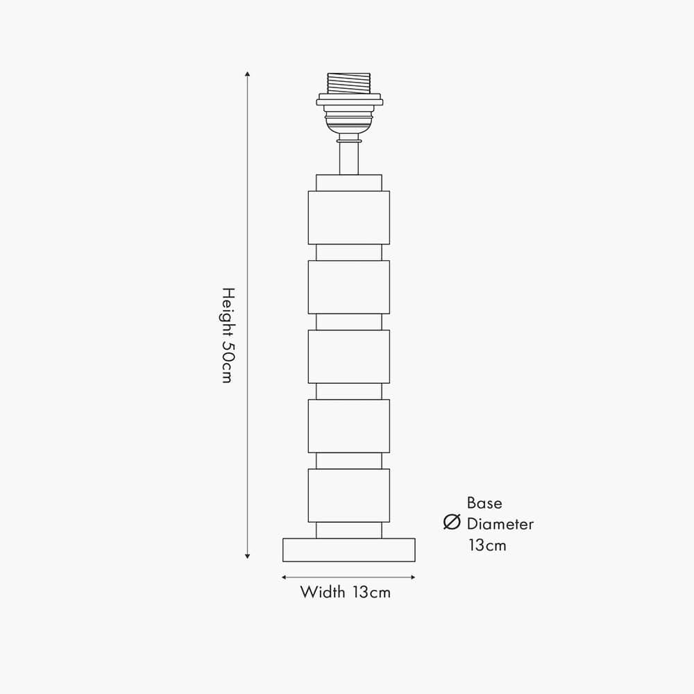 Maximo Antique Brass and Matt Black Cube Design Table Lamp Base.