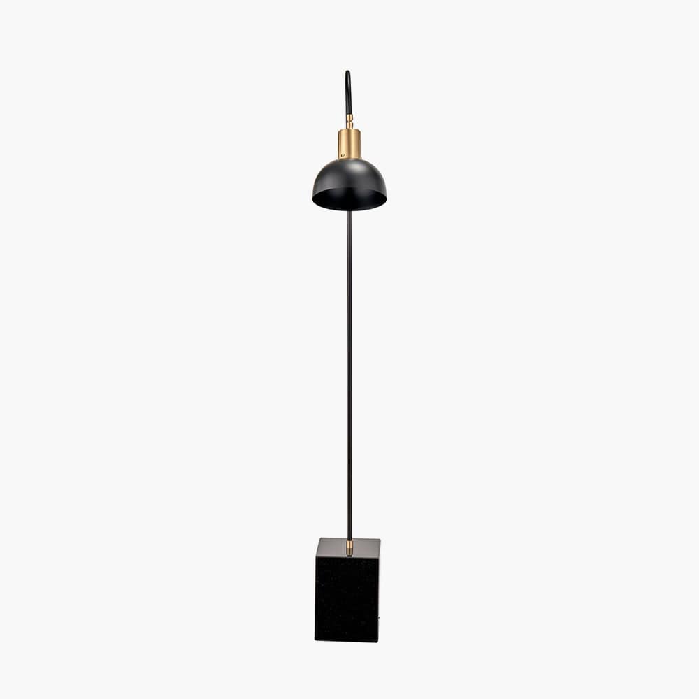Mayfair Matt Black Domed Task Floor Lamp.
