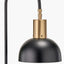 Mayfair Matt Black Domed Task Floor Lamp.
