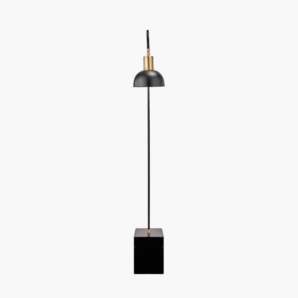 Pacific Lifestyle Lighting Mayfair Matt Black Domed Task Floor Lamp House of Isabella UK