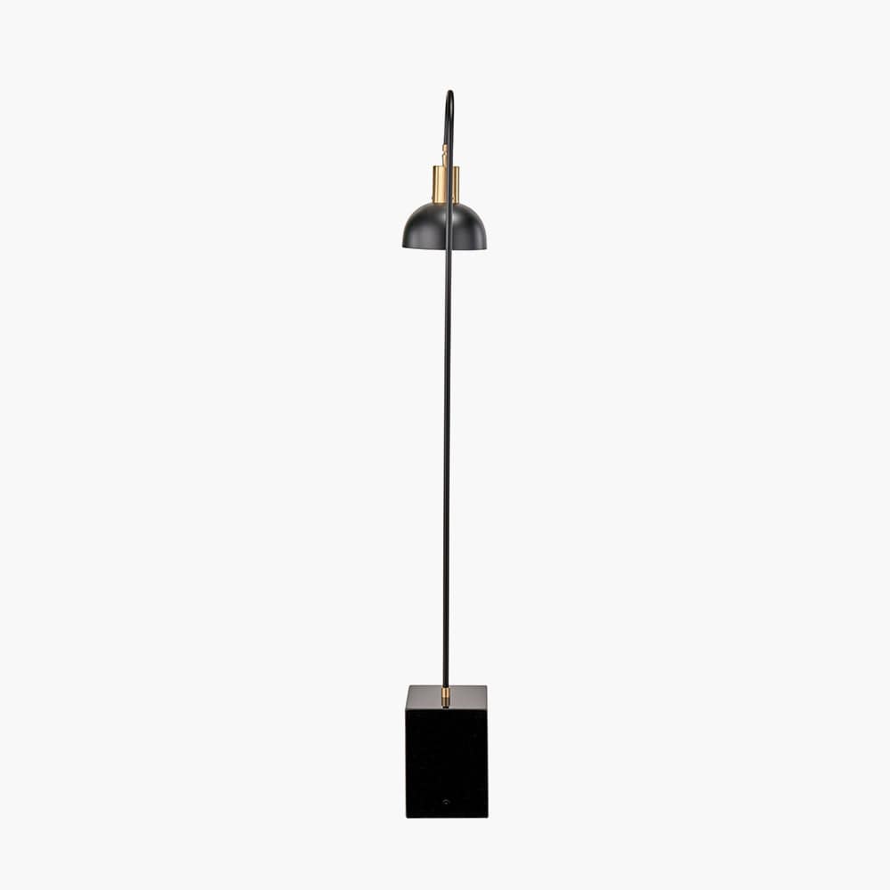 Pacific Lifestyle Lighting Mayfair Matt Black Domed Task Floor Lamp House of Isabella UK