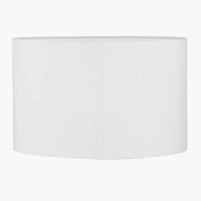 Pacific Lifestyle Lighting Mia 30cm Ivory Oval Poly Cotton Shade House of Isabella UK