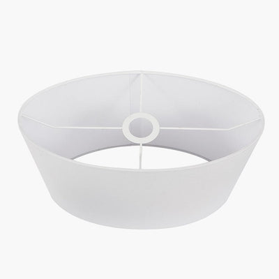 Pacific Lifestyle Lighting Mia 30cm Ivory Oval Poly Cotton Shade House of Isabella UK