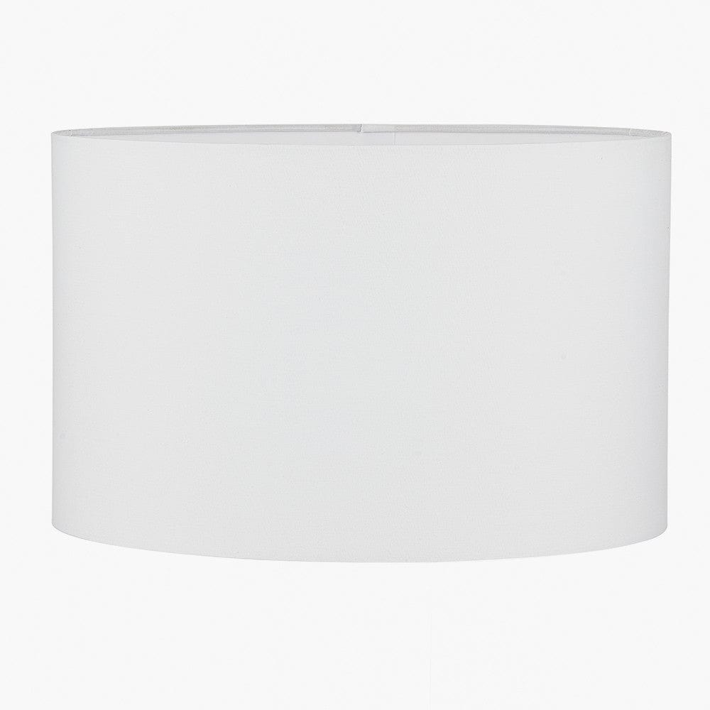 Pacific Lifestyle Lighting Mia 30cm Ivory Oval Poly Cotton Shade House of Isabella UK