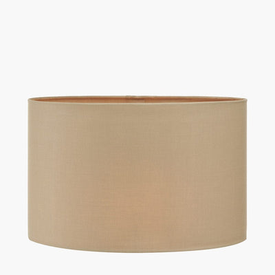 Pacific Lifestyle Lighting Mia 40cm Taupe Oval Poly Cotton Shade House of Isabella UK