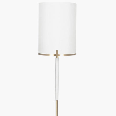 Pacific Lifestyle Lighting Midland Champagne Gold Metal and Marble Effect Floor Lamp House of Isabella UK