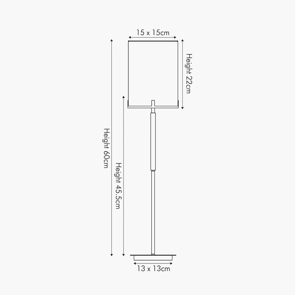 Midland Champagne Gold Metal and Marble Effect Table Lamp.