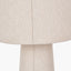 Pacific Lifestyle Lighting Mirissa White Slubby Handloom Fabric Table Lamp House of Isabella UK