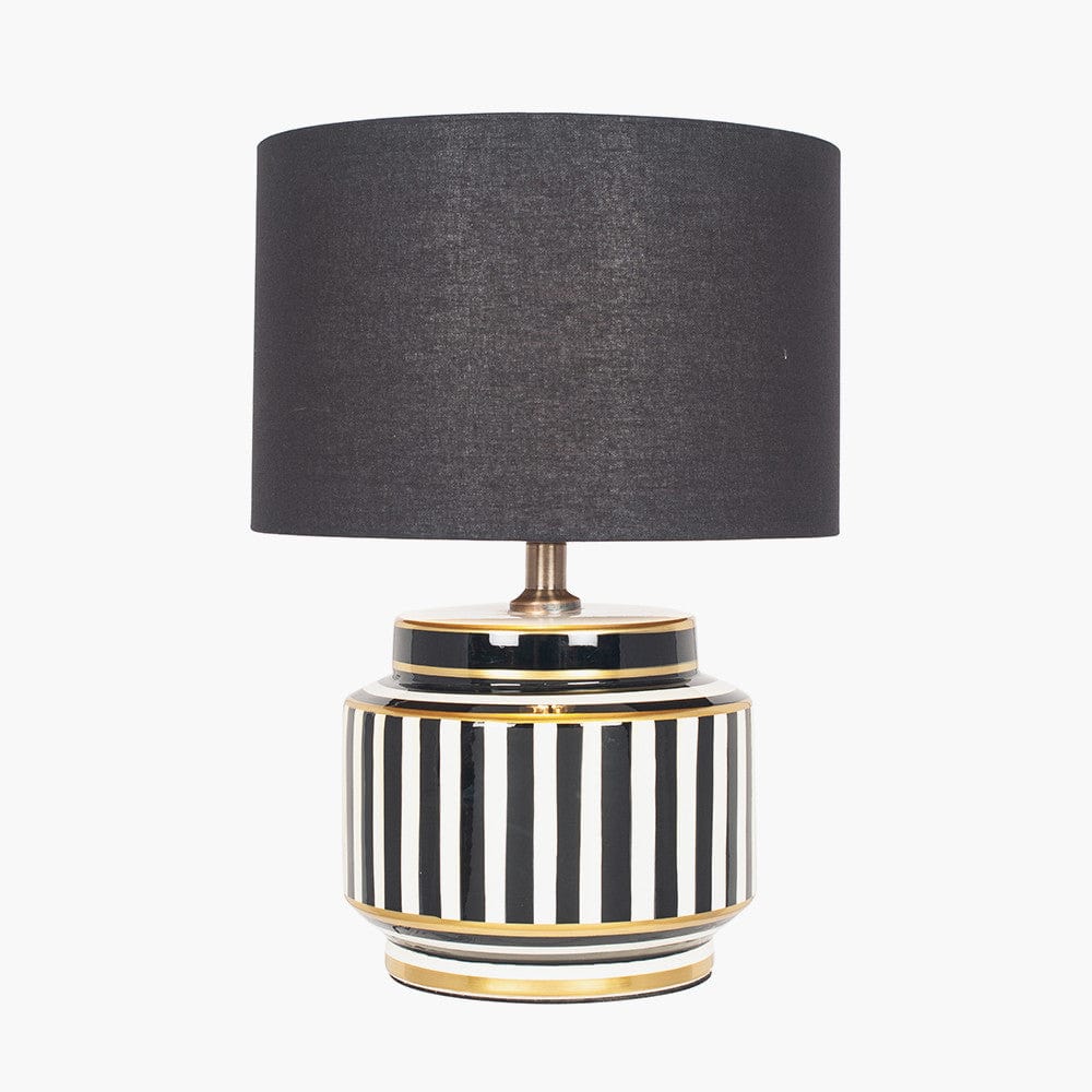 Mono Humbug Black and White Small Table Lamp - Base Only.