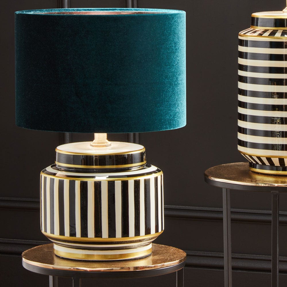 Mono Humbug Black and White Small Table Lamp - Base Only.