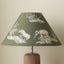 Pacific Lifestyle Lighting Nala 30cm Green Safari Printed Empire Lampshade House of Isabella UK