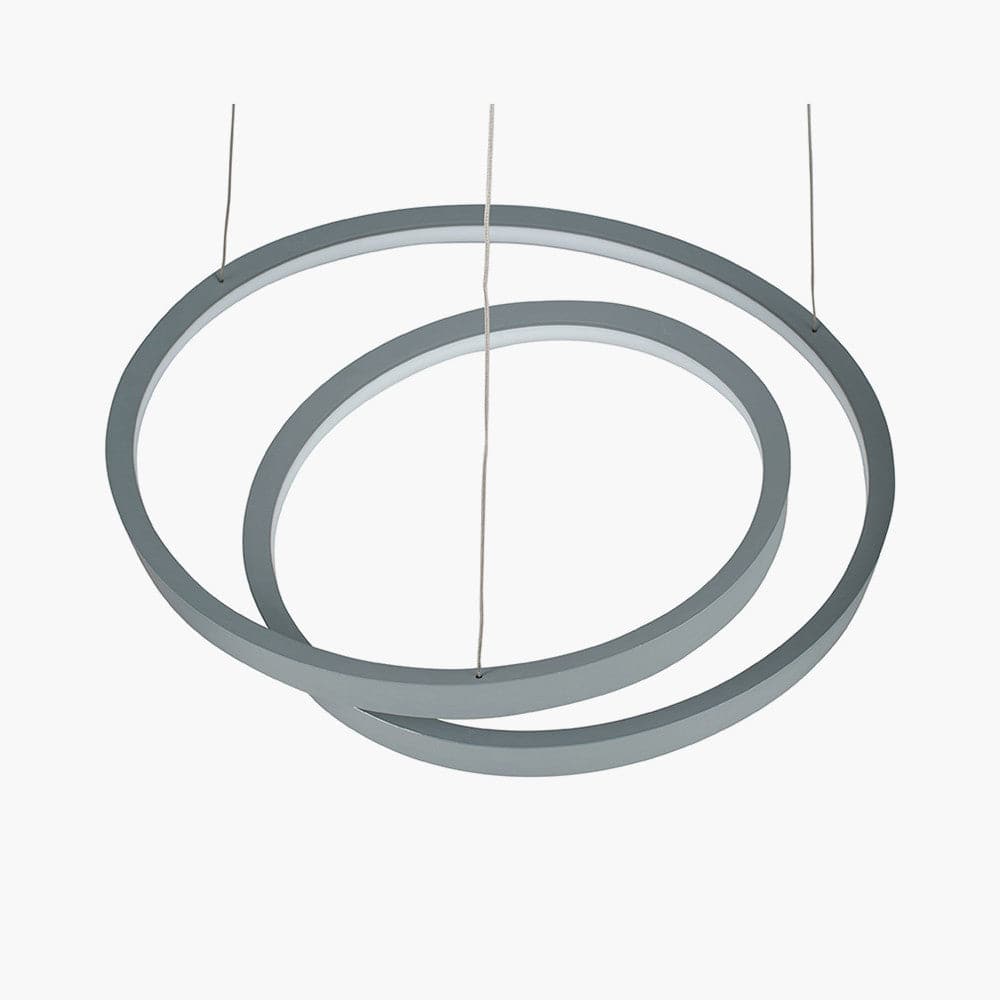 Neptune Grey LED Ring Pendant.