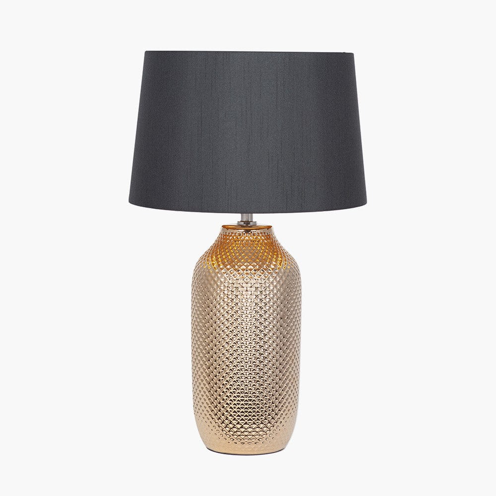 Nova Gold Textured Ceramic Table Lamp.