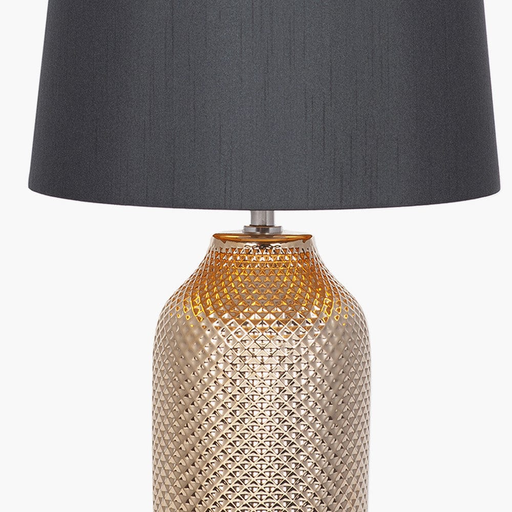 Nova Gold Textured Ceramic Table Lamp.
