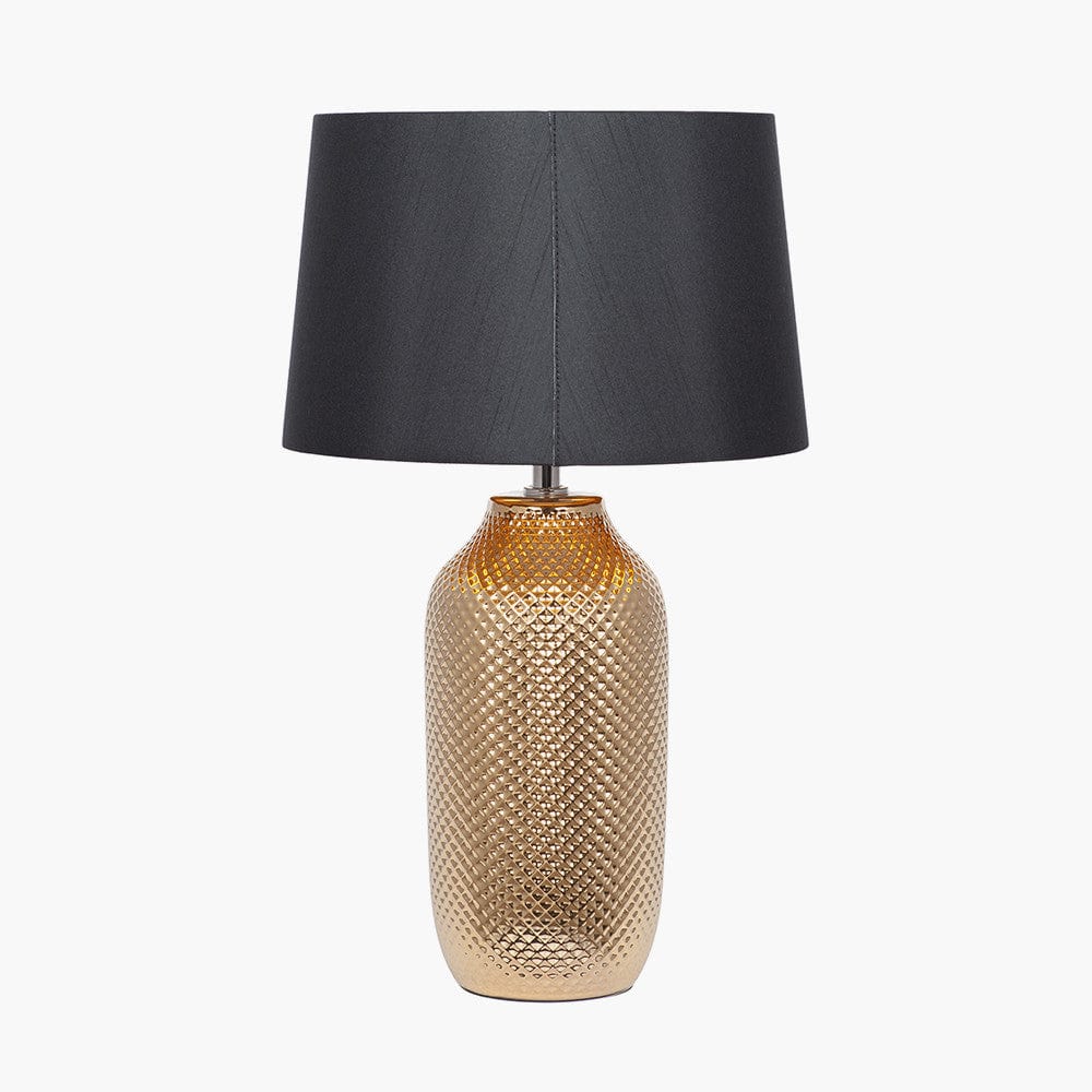 Nova Gold Textured Ceramic Table Lamp.