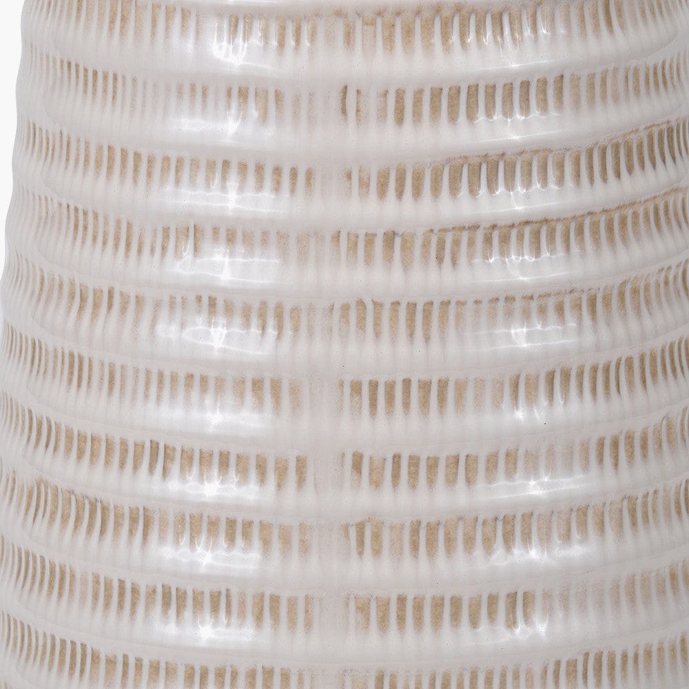 Pacific Lifestyle Lighting Nya Warm White Scratch Effect Ceramic Table Lamp House of Isabella UK