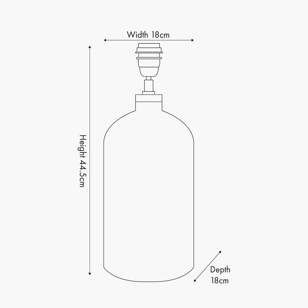 Ophelia Mercurial Glass Table Lamp Base.