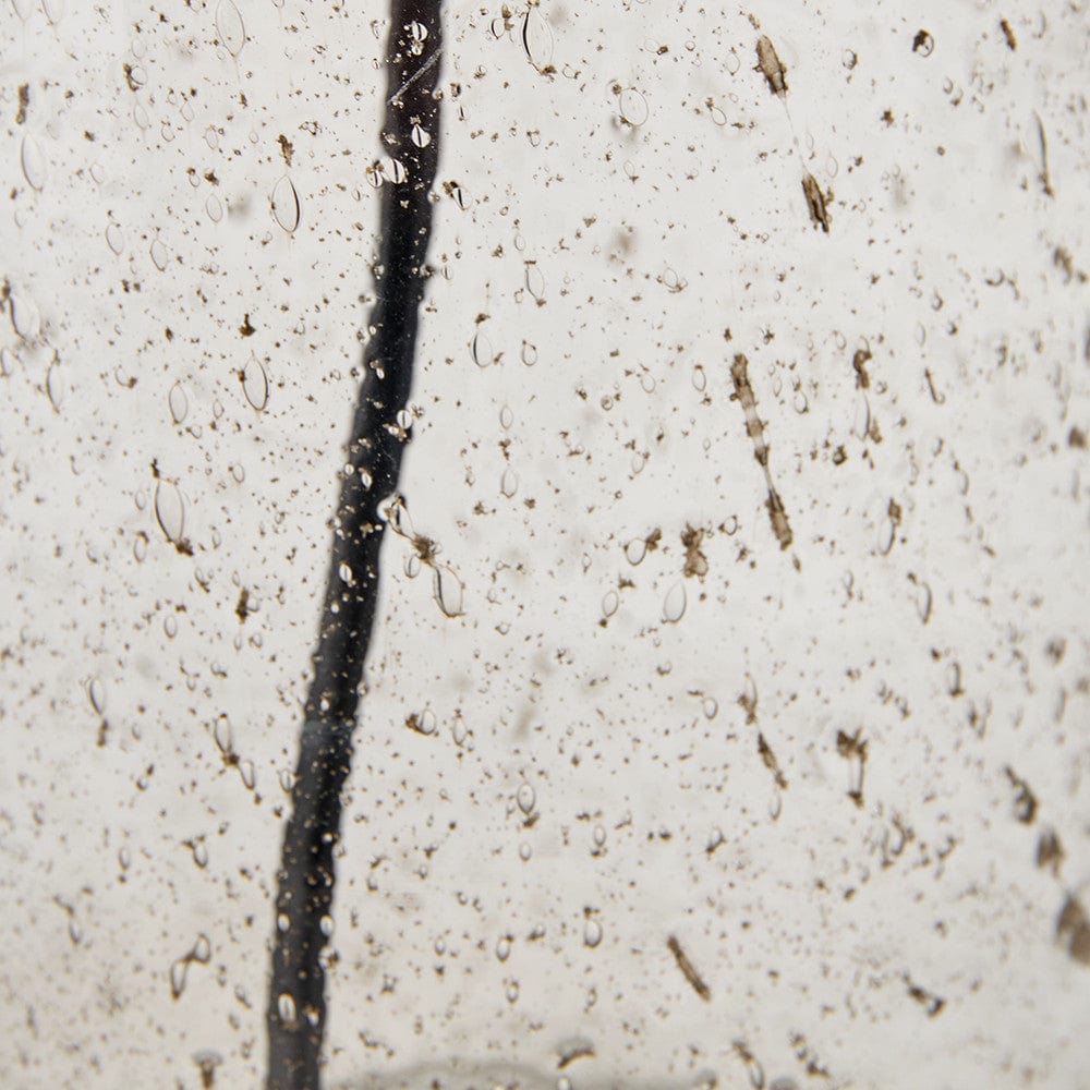 Ophelia Small Grey Bubble Glass Table Lamp Base.