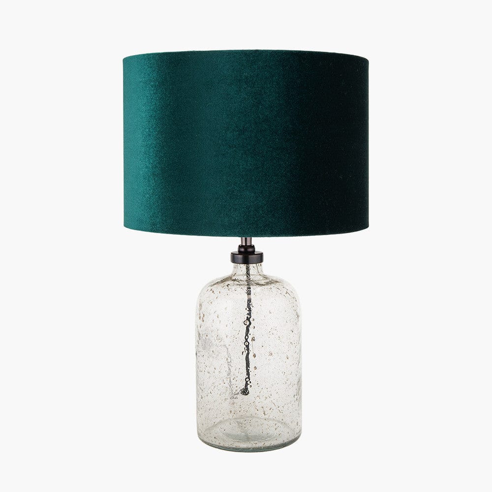 Ophelia Small Grey Bubble Glass Table Lamp Base.