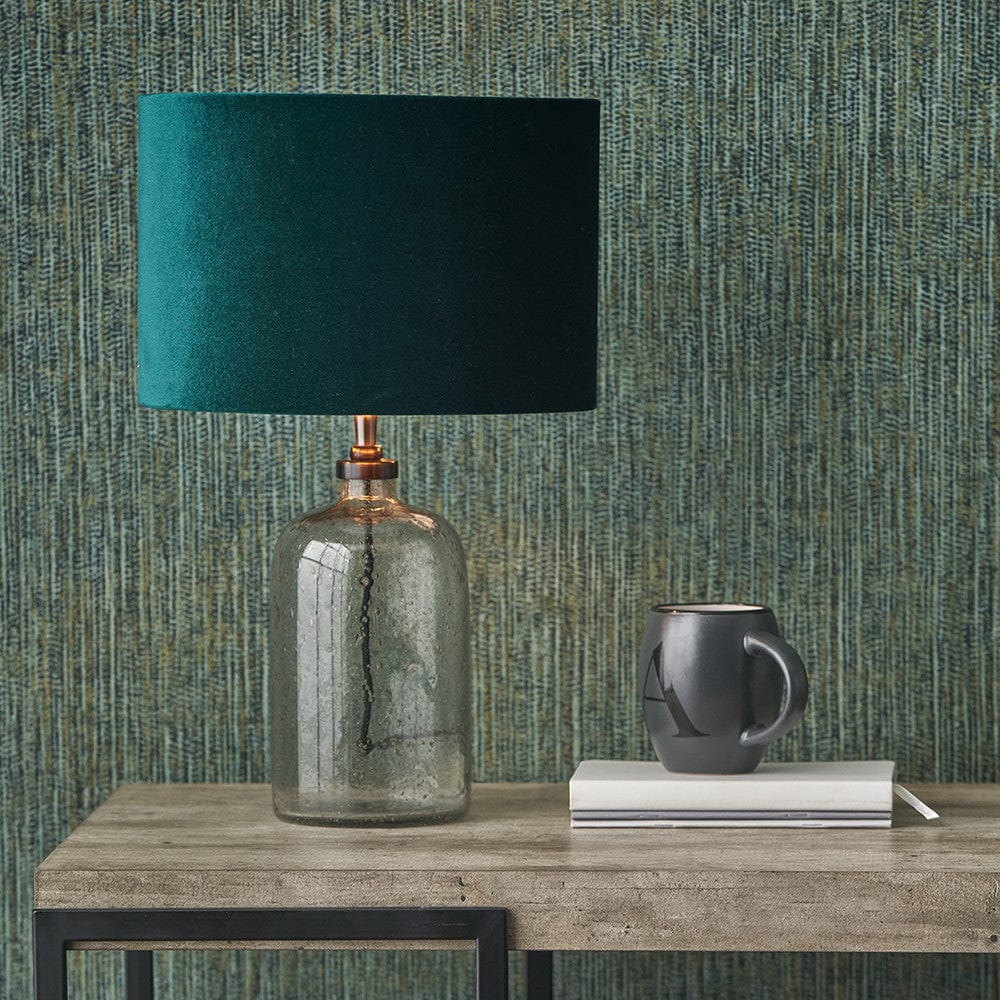 Ophelia Small Grey Bubble Glass Table Lamp Base.