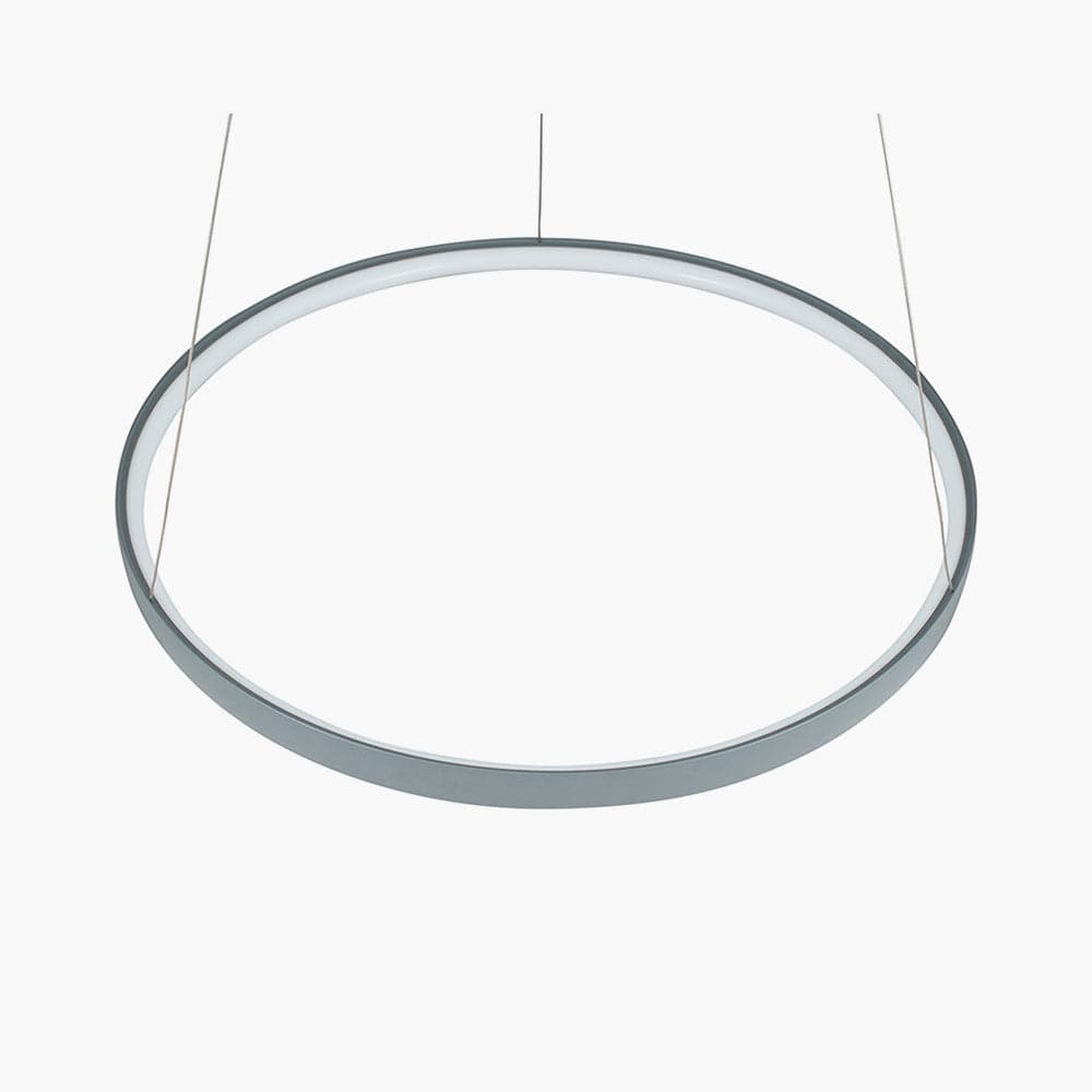 Orion Grey LED Round Pendant.