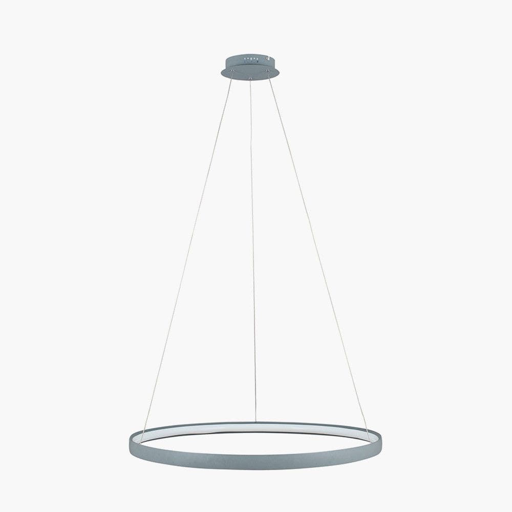 Pacific Lifestyle Lighting Orion Grey LED Round Pendant House of Isabella UK