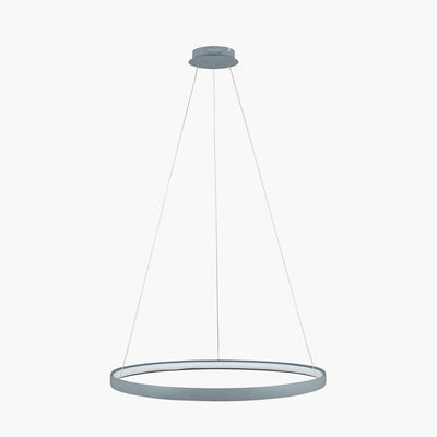 Pacific Lifestyle Lighting Orion Grey LED Round Pendant House of Isabella UK