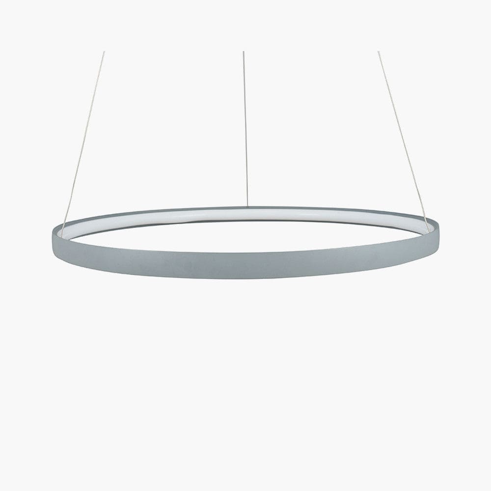 Orion Grey LED Round Pendant.