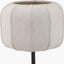 Pacific Lifestyle Lighting Oscar Black Metal and Natural Linen Structured Table Lamp House of Isabella UK