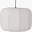 Pacific Lifestyle Lighting Oscar Natural Linen Structured Pendant House of Isabella UK