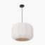 Pacific Lifestyle Lighting Oscar Natural Linen Structured Pendant House of Isabella UK