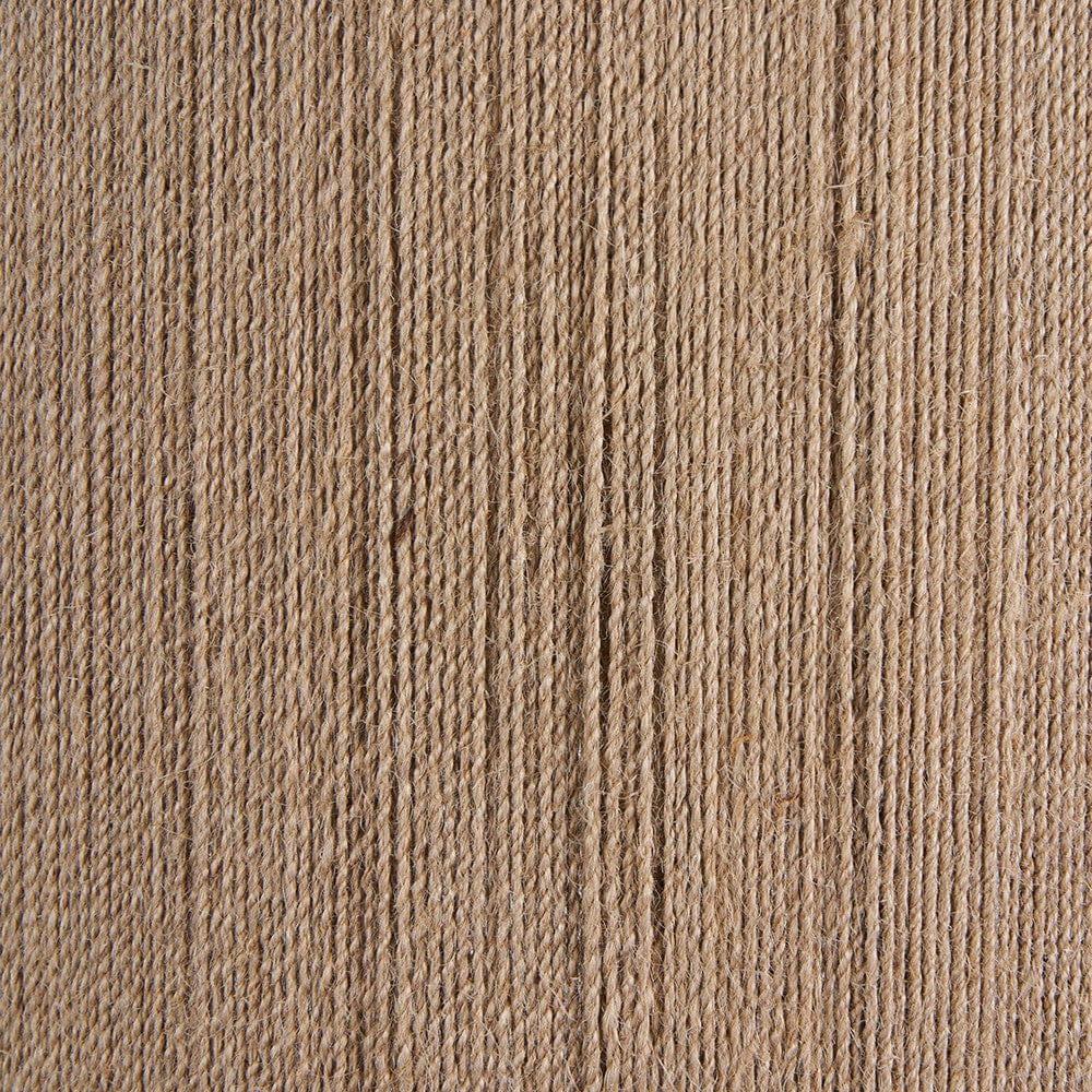 Paihia White Wash Wood Textured Short Table Lamp Base with Issa Natural Rope 30cm Cylinder Lampshade.