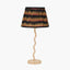 Pacific Lifestyle Lighting Palau Rattan Wave Table Lamp Base House of Isabella UK