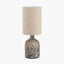 Pacific Lifestyle Lighting Palmino Brown Organic Glass Bottle Table Lamp House of Isabella UK