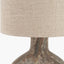 Pacific Lifestyle Lighting Palmino Brown Organic Glass Bottle Table Lamp House of Isabella UK