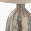 Pacific Lifestyle Lighting Palmino Brown Tall Organic Glass Bottle Table Lamp House of Isabella UK