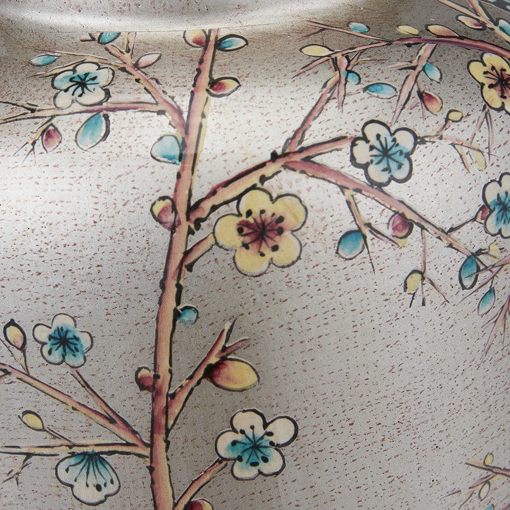 Pacific Lifestyle Lighting Papillon Butterfly Ceramic Table Lamp Base with Harry 35cm Ivory Cotton Mix Cylinder Lampshade House of Isabella UK