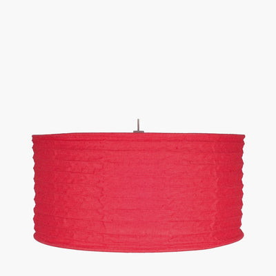 Pacific Lifestyle Lighting Patpong 35cm Red Jute East Fit Pendant House of Isabella UK