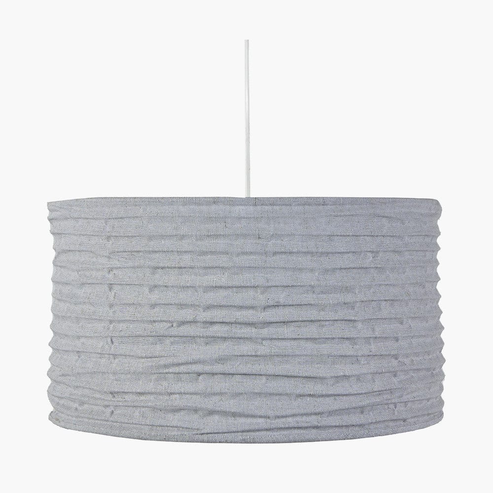 Patpong 50cm Grey Jute Easy Fit Pendant.