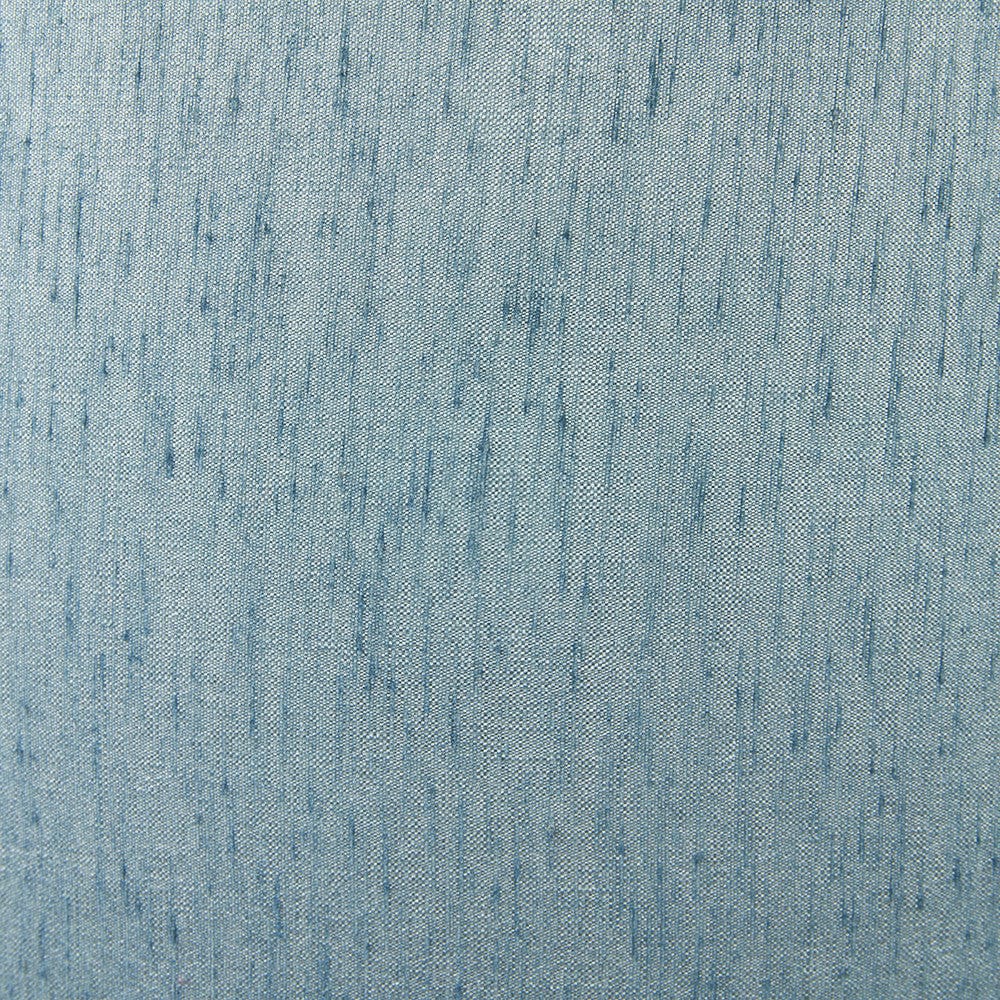 Pembury Brown Wash Turned Wood Table Lamp Base with Stellan 30cm Duck Egg Slubbed Silk Mix Gold Lined Cylinder Lampshade.