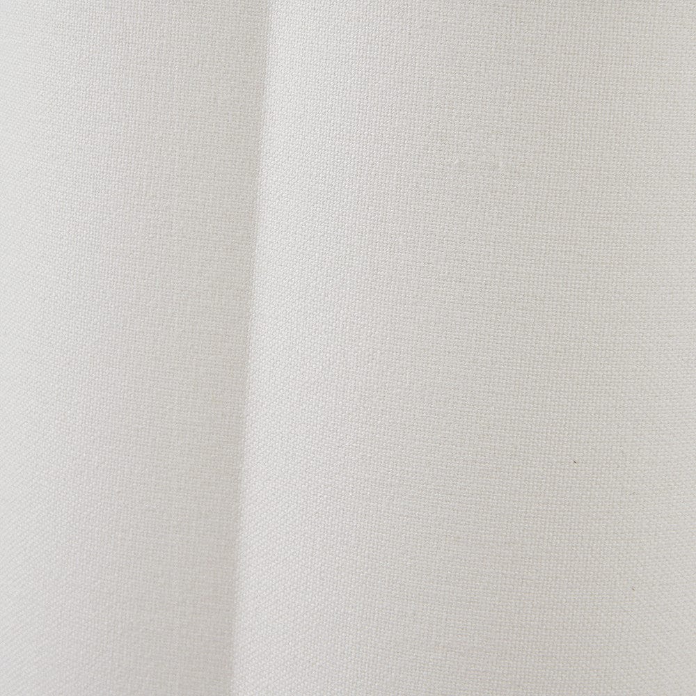 Petula Black Metal Scallop Table Lamp Base with Bloom 40cm White Handloom Scalloped Cylinder Lampshade.